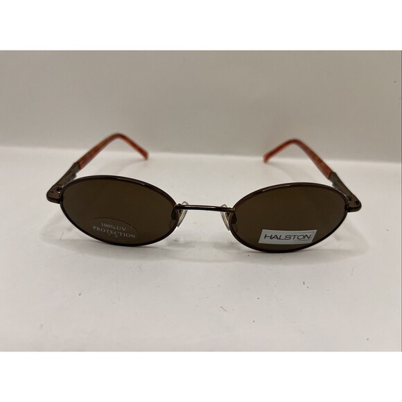 Halston Sunglasses 100% UV Protection HS108 252 Designer Fashion Brown 50-21-130 main image 5